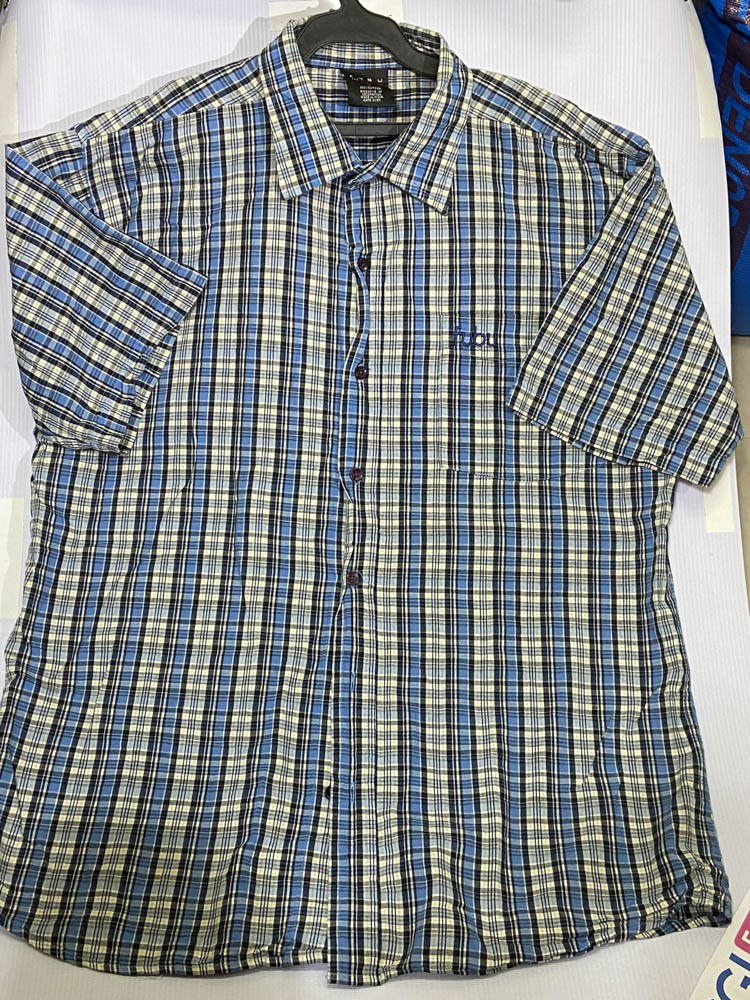 Polo checkered blue – MCGI Free Store